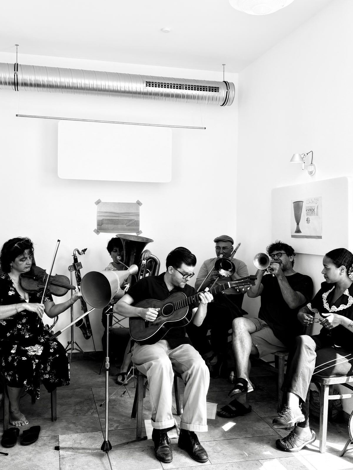 musizierende Band